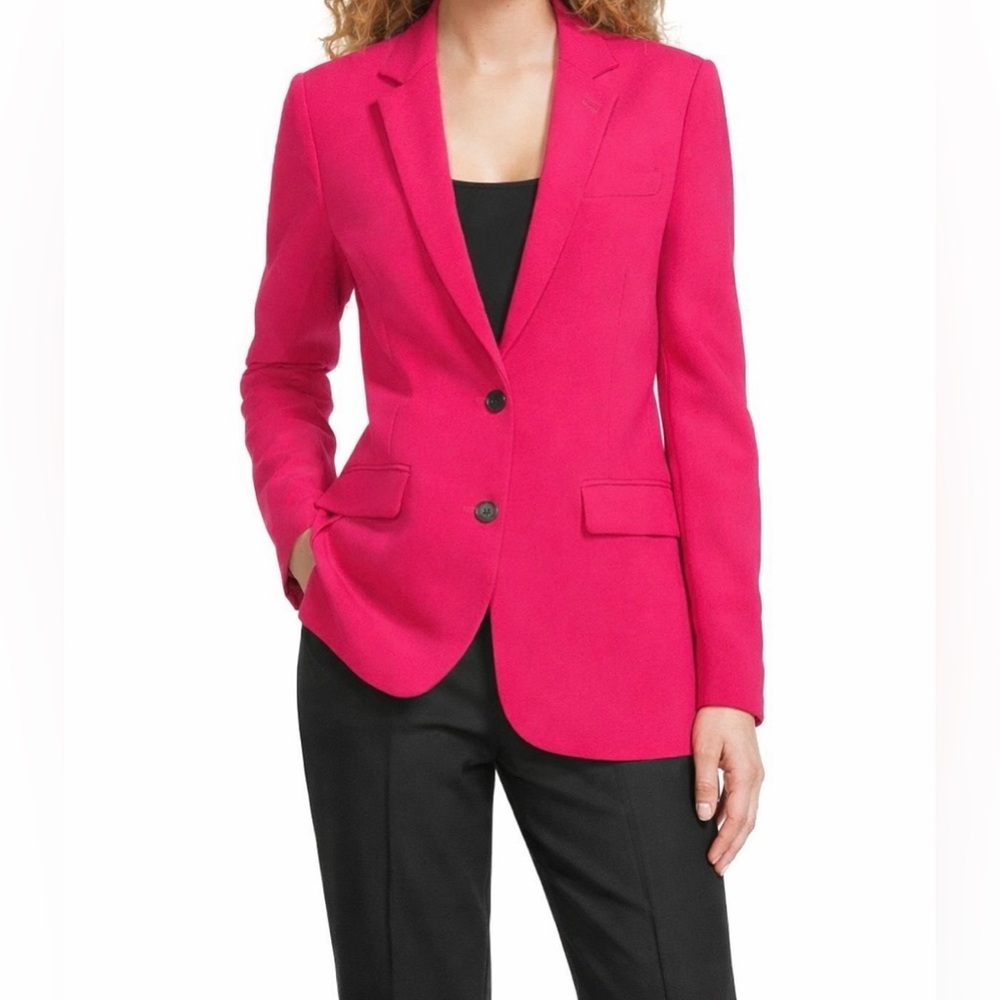 The Kooples Hot Pink Tailored Blazer – Power Blazer – Size 36 (US 4) – NWT